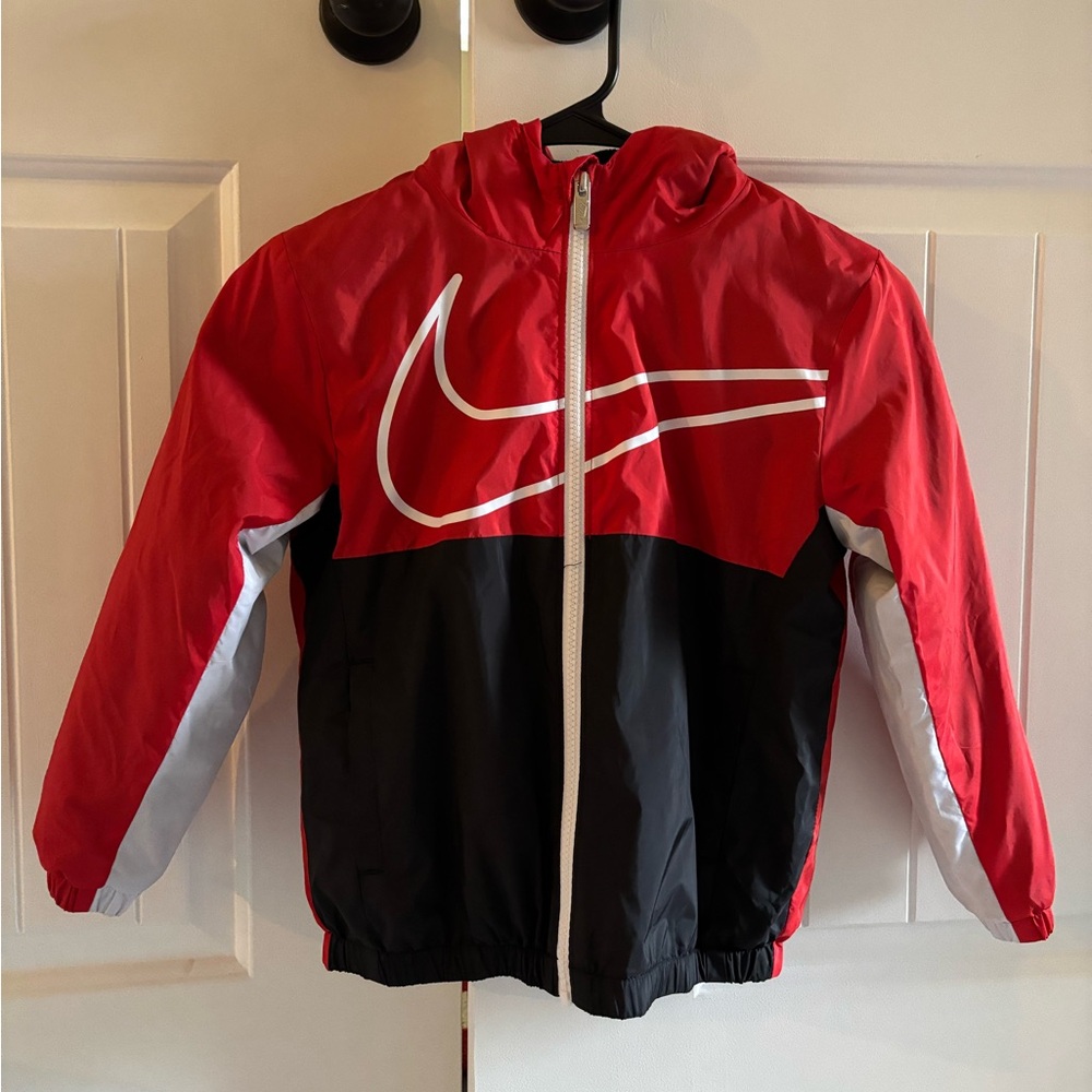 Nike boys jacket, lightly-lined with fleece